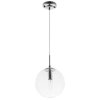 Стеклянный подвесной светильник Tureis A9920SP-1CC форма шар прозрачный Artelamp