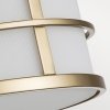 Стеклянный потолочный светильник Fusion FE-FUSION-F-PNBR цилиндр белый Feiss