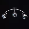 Стеклянная потолочная люстра Тетро 673015903 форма шар прозрачная MW-Light