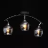 Стеклянная потолочная люстра Тетро 673015903 форма шар прозрачная MW-Light