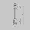 Крепление потолочное Accessories for tracks Flarity TRA156C-IPCL1-PT Maytoni