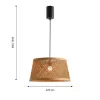 Подвесной светильник Vimini 4829-1P конус бежевый Favourite