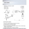 Стеклянная потолочная люстра Ladzhos SF3378/2C-CR-WT белая конус Seven Fires