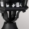 Стеклянный наземный светильник Cotswold Lane FE-COTSLN3-M-BK конус прозрачный Feiss