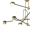 Стеклянная потолочная люстра Orchestra VL7204L08 белая Vele Luce