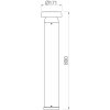 Наземный светильник Dwell NC-223243-80-SB