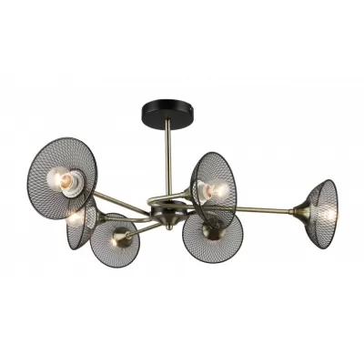 Потолочная люстра MD.5700-6-S-AB+BK Imex Потолочная люстра MD.5700-6-S-AB+BK Imex