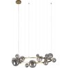 Стеклянный подвесной светильник Molecule 10139/1200 форма шар Loft It