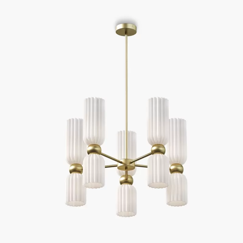 Стеклянная потолочная люстра Antic MOD302PL-10W белая цилиндр Maytoni Стеклянная потолочная люстра Antic MOD302PL-10W белая цилиндр Maytoni