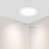 Стеклянный точечный светильник LTM 020770 белый Arlight
