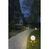 Стеклянный наземный светильник GLOO 1001999 белый форма шар SLV