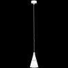 Стеклянный подвесной светильник Cone 757016 белый конус Lightstar