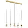 Стеклянный подвесной светильник MD23001022 MD23001022-5B gold прозрачный DeLight Collection