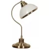 Стеклянный интерьерная настольная лампа Фелиция 347031201 белый MW-Light