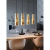 Стеклянный подвесной светильник Pinto Gold 97653 цилиндр прозрачный Eglo