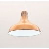 Подвесной светильник Corrado LDP 7426 MD конус коричневый Lumina Deco