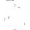 Подвесной светильник  A3085SP-56WH белый