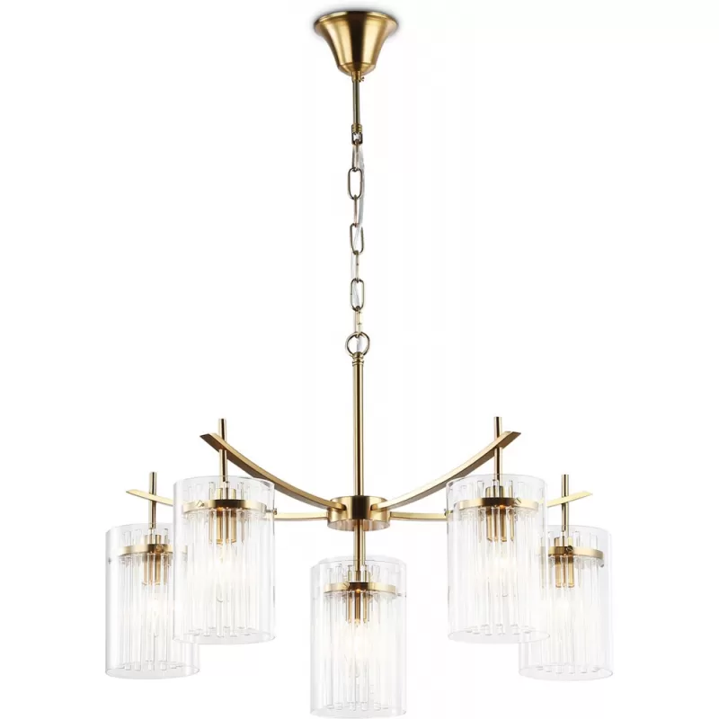 Стеклянная подвесная люстра HIGH LIGHT LH56031 прозрачная цилиндр Ambrella Стеклянная подвесная люстра HIGH LIGHT LH56031 прозрачная цилиндр Ambrella