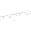 Потолочная люстра Dallas 6245 Dallas Black цилиндр белая TK Lighting