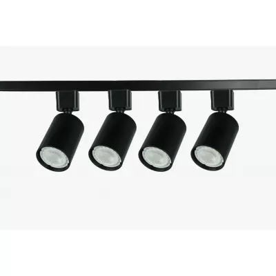 Трековая система в сборе  TR70-SET4-GU10-BK ЭРА