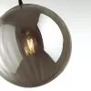 Стеклянный подвесной светильник Kata 4757/1 серый форма шар Odeon Light