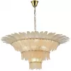 Стеклянная подвесная люстра 8800 8821/C new gold прозрачная Newport