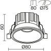 Точечный светильник Round DL058-12W3K-W белый Maytoni