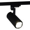 Трековый светильник  06720-9.3-001QY LED20W BK цилиндр черный