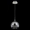 Стеклянный подвесной светильник Fermi P140-PL-110-1-N форма шар прозрачный Maytoni