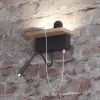 Настенный светильник Woody 3868/8WL черный Odeon Light