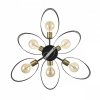 Потолочная люстра Vivana 8153/6C черная Lumion