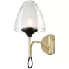 Стеклянное бра Oro 10038 VL5654W12 белое конус Vele Luce