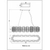 Стеклянный подвесной светильник Nelly WE158.32.123 прозрачный Wertmark