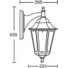 Стеклянный настенный фонарь уличный PETERSBURG M 79802M/04 W прозрачный Oasis Light Стеклянный настенный фонарь уличный PETERSBURG M 79802M/04 W прозрачный Oasis Light