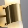 Стеклянное бра Sorno MT9056-2W brass прозрачное DeLight Collection