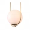 Стеклянный подвесной светильник Penolo SL1118.203.01 форма шар белый ST Luce