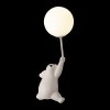 Стеклянный настенный светильник Teddy 10030W/B форма шар белый Loft It