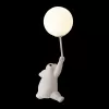 Стеклянный настенный светильник Teddy 10030W/B форма шар белый Loft It Стеклянный настенный светильник Teddy 10030W/B форма шар белый Loft It