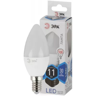 Лампочка светодиодная  LED B35-11W-840-E14 ЭРА