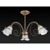 Стеклянная потолочная люстра Bridget TL3620X-03 белая TopLight