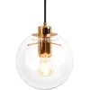 Стеклянный подвесной светильник Selene 2033-A форма шар прозрачный Loft It