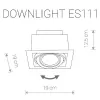 Точечный светильник Downlight 9575 белый Nowodvorski