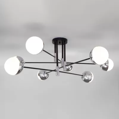 Потолочная люстра Nuvola 70129/8 хром Eurosvet