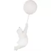 Стеклянный настенный светильник Teddy 10030W/D форма шар белый Loft It Стеклянный настенный светильник Teddy 10030W/D форма шар белый Loft It