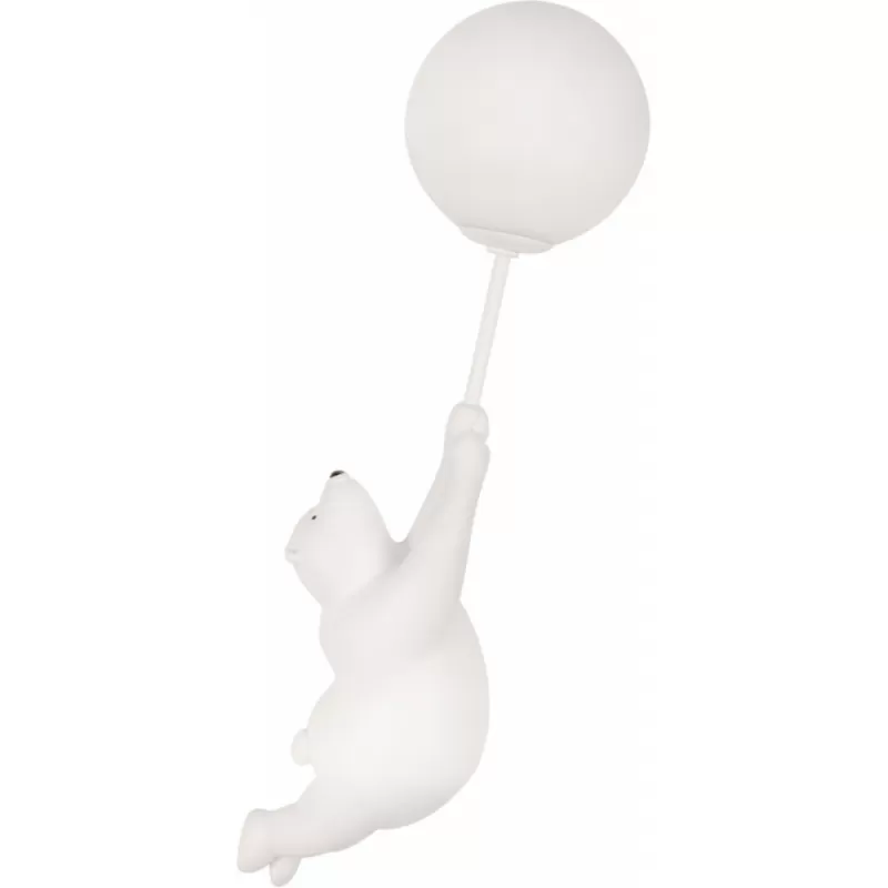 Стеклянный настенный светильник Teddy 10030W/D форма шар белый Loft It Стеклянный настенный светильник Teddy 10030W/D форма шар белый Loft It