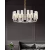 Стеклянная подвесная люстра  LDP 8011-16 CHR цилиндр прозрачная Lumina Deco