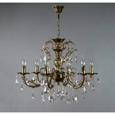 Подвесная люстра Alicante 8888/6 PB New Leaf Ambiente