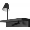 Настенный светильник Shelf 10216/2W Black цилиндр черный Loft It