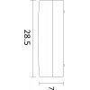 Стеклянный потолочный светильник Aqua-tablet A6047PL-3SS цилиндр белый Artelamp