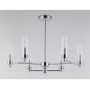 Стеклянная потолочная люстра High Light LH55151 прозрачная цилиндр Ambrella